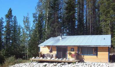 Cabin #3 at Glenogle Mountain Lodge & Spa in Golden, BC